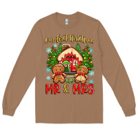 Toasted Coconut our first christmas as mr and mrs Long Sleeve Tee - Zillion Design Studio