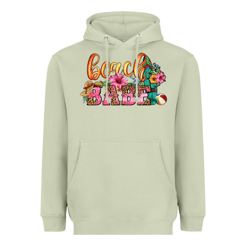 Beach Babe Heavyweight Hoodie by HRA Design Shop | Teevron