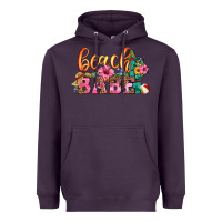 Plum beach babe Heavyweight Hoodie - HRA Design Shop