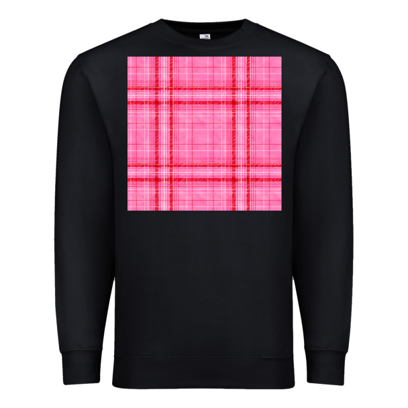Valentines Day Plaid Seamless Pattern Premium Sweatshirt by BundleAndBundleShop | Teevron