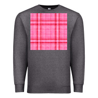 Charcoal Heather valentines day plaid seamless pattern Premium Sweatshirt - BundleAndBundleShop