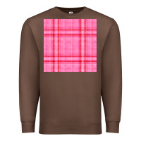 Chestnut valentines day plaid seamless pattern Premium Sweatshirt - BundleAndBundleShop