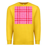 Lemon valentines day plaid seamless pattern Premium Sweatshirt - BundleAndBundleShop