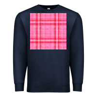 Navy valentines day plaid seamless pattern Premium Sweatshirt - BundleAndBundleShop