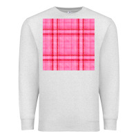 Oatmeal Heather valentines day plaid seamless pattern Premium Sweatshirt - BundleAndBundleShop