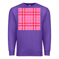 Purple valentines day plaid seamless pattern Premium Sweatshirt - BundleAndBundleShop