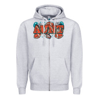 Heather Grey aunt American football Zipper Hoodie - Zillion Design Studio