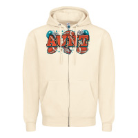 Sandshell aunt American football Zipper Hoodie - Zillion Design Studio