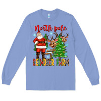 Colony Blue north pole reindeer farm Long Sleeve Tee - Zillion Design Studio