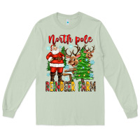 Matcha north pole reindeer farm Long Sleeve Tee - Zillion Design Studio