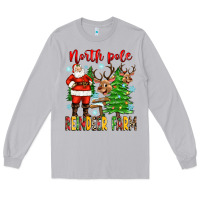 Moon Dust north pole reindeer farm Long Sleeve Tee - Zillion Design Studio