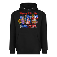 Black hangin with my gnomerica Heavyweight Hoodie - RacoonDesign