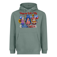 Sage hangin with my gnomerica Heavyweight Hoodie - RacoonDesign
