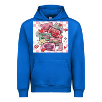 Valentine's Day Cassette Tapes Urban Hoodie | Teevron