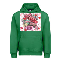 Emerald valentine's day cassette tapes Urban Hoodie - MaliasSmallBusiness