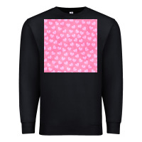 Black valentines day heart seamless pattern Premium Sweatshirt - BundleAndBundleShop