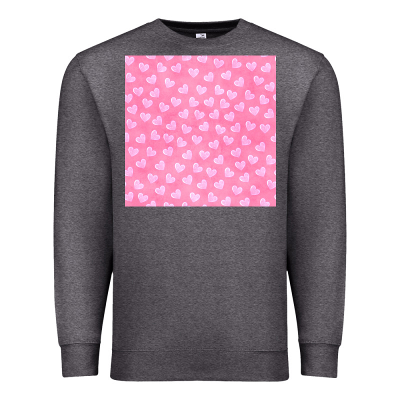 Valentines Day Heart Seamless Pattern Premium Sweatshirt by BundleAndBundleShop | Teevron