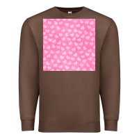 Chestnut valentines day heart seamless pattern Premium Sweatshirt - BundleAndBundleShop