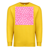 Lemon valentines day heart seamless pattern Premium Sweatshirt - BundleAndBundleShop