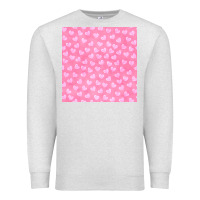 Oatmeal Heather valentines day heart seamless pattern Premium Sweatshirt - BundleAndBundleShop