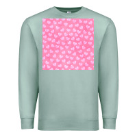 Seafoam valentines day heart seamless pattern Premium Sweatshirt - BundleAndBundleShop