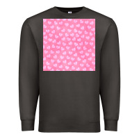 Smoke valentines day heart seamless pattern Premium Sweatshirt - BundleAndBundleShop