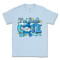 Dusty Blue im snow cute Classic Tee - Zillion Design Studio