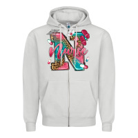 Dove Grey western nurse Zipper Hoodie - texasbilliewilder