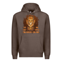 Coffee Dad The Man Leather Background Premium Hoodie - Jasminsmagicworld