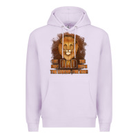 Lilac Dad The Man Leather Background Premium Hoodie - Jasminsmagicworld