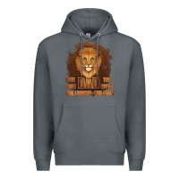 Rock Dad The Man Leather Background Premium Hoodie - Jasminsmagicworld