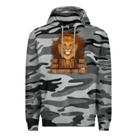 Slate Camo Dad The Man Leather Background Premium Hoodie - Jasminsmagicworld