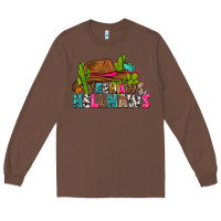 Chestnut yeehaws and hellnaws Long Sleeve Tee - texasbilliewilder
