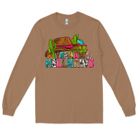 Toasted Coconut yeehaws and hellnaws Long Sleeve Tee - texasbilliewilder