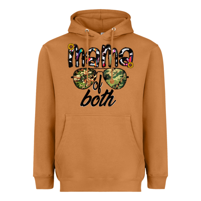 Mama Of Both Heavyweight Hoodie by CowhideDigitalArt | Teevron