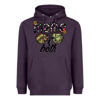 Plum mama of both Heavyweight Hoodie - CowhideDigitalArt