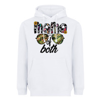 White mama of both Heavyweight Hoodie - CowhideDigitalArt