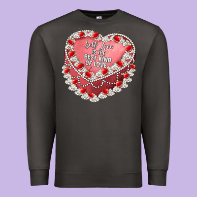 Self Love Premium Sweatshirt Designed By Artiststas
