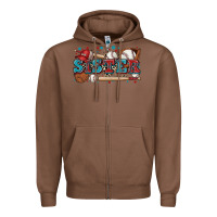 Chestnut sister baseball Zipper Hoodie - Zillion Design Studio