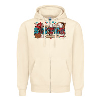 Sandshell sister baseball Zipper Hoodie - Zillion Design Studio