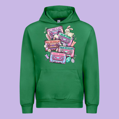 Easter Cassette Tapes Urban Hoodie Designed By Maliassmallbusiness