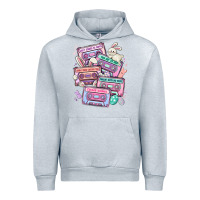 Heather Grey easter cassette tapes Urban Hoodie - MaliasSmallBusiness