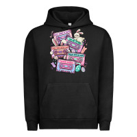 Pigment Black easter cassette tapes Urban Hoodie - MaliasSmallBusiness
