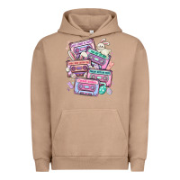 Pigment Burro easter cassette tapes Urban Hoodie - MaliasSmallBusiness