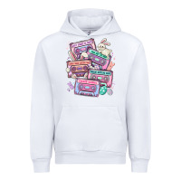 White easter cassette tapes Urban Hoodie - MaliasSmallBusiness