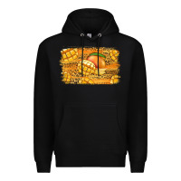 Black Mango Background Premium Hoodie - Jasminsmagicworld