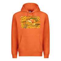 Carrot Mango Background Premium Hoodie - Jasminsmagicworld