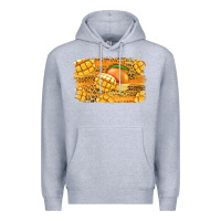 Heather Grey Mango Background Premium Hoodie - Jasminsmagicworld