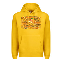 Lemon Mango Background Premium Hoodie - Jasminsmagicworld
