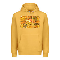 Mustard Mango Background Premium Hoodie - Jasminsmagicworld
